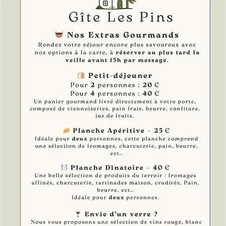 펜션 Les Pins - Maison Cosy Et Calme A